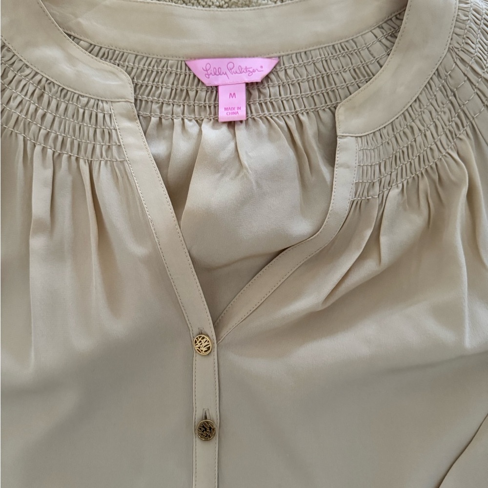 Lilly Pulitzer Elsa top size M worn one time for four hours